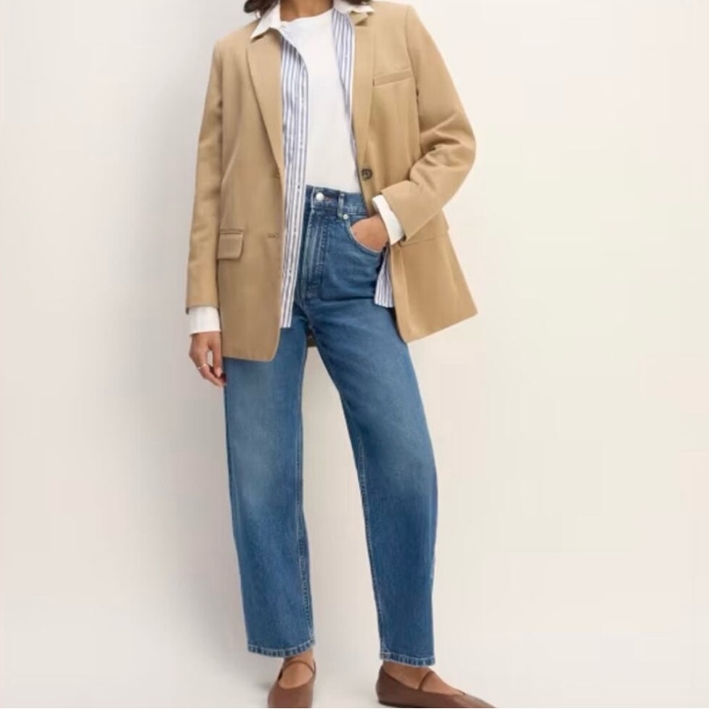 Everlane The Way High Jean Mid Indigo